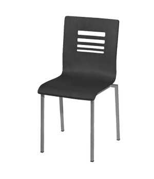 Silla de interior FAAMERICA LACADA con armazon en inox, exposi o cromo