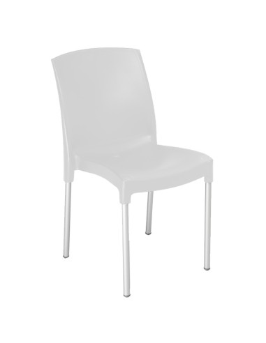 Silla para terraza 1R662 Blanco