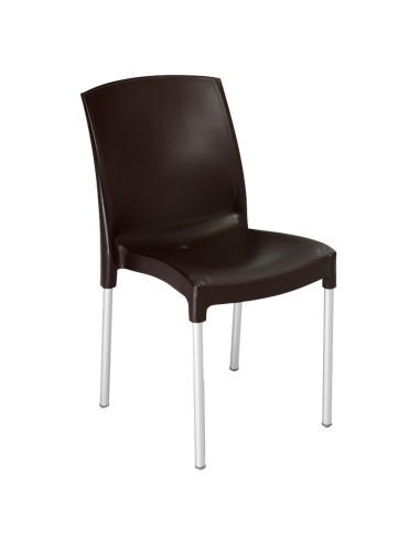 Silla para terraza 1R662 Negro