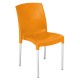 Silla para terraza 1R662 Naranja