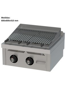 Barbacoa hosteleria 60x60cm IBER-B6006S