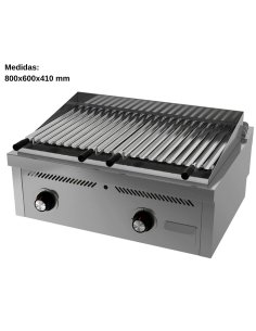 Barbacoa hosteleria 80x60cm IBER-B6008S