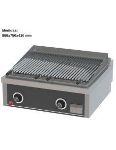 Barbacoa hosteleria 80x75cm IBER-B7508S