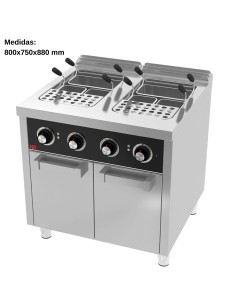 Cuece pastas electrico Doble 25L+25L F750
