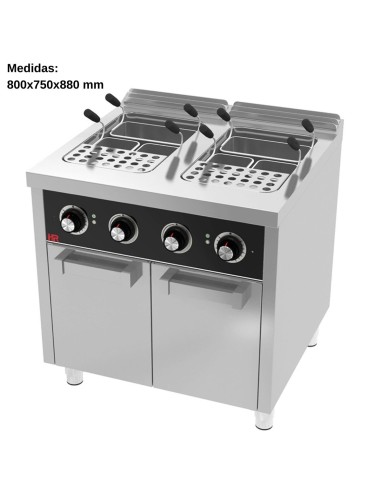 Cuece pastas electrico Doble 25L+25L F750