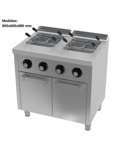 Cuece pastas electrico 25L+25L Fondo 60