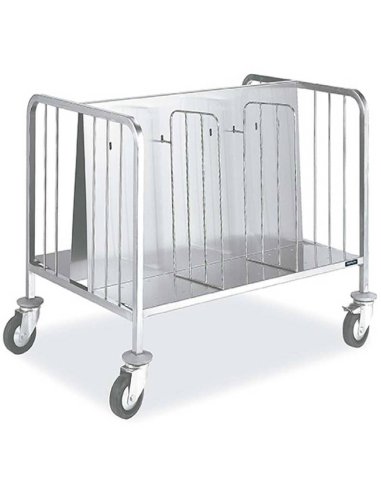 Carro acero inoxidable Doble transporte Platos DIF0261502