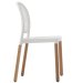 Silla terraza apilable hosteleria AGMONACOSW Blanco
