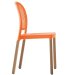 Silla terraza apilable hosteleria AGMONACOSW Naranja