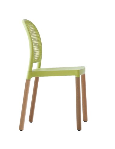 Silla terraza apilable hosteleria AGMONACOSW Verde