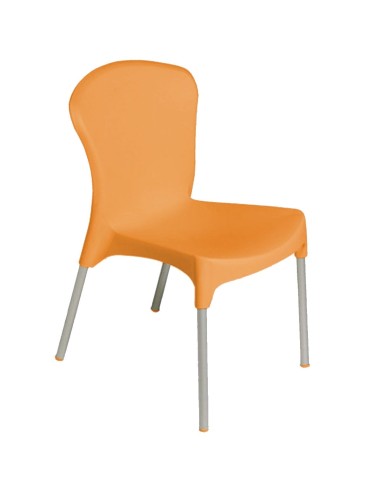 Silla de exterior FALUGANO Naranja