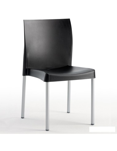 Silla de plastico ISDUNA Negro