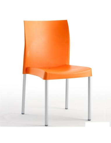 Silla de plastico ISDUNA Naranja
