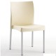 Silla de plastico ISDUNA Beige