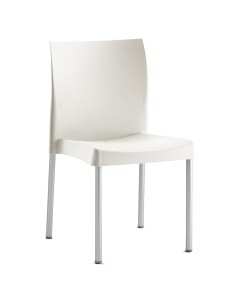 Silla de plastico ISDUNA Blanco