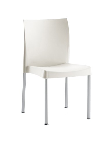 Silla de plastico ISDUNA Blanco