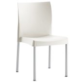 Silla de plastico ISDUNA Blanco