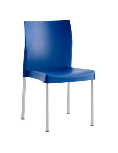 Silla de plastico ISDUNA azul