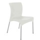 Silla apilable de terraza REMOON Blanco