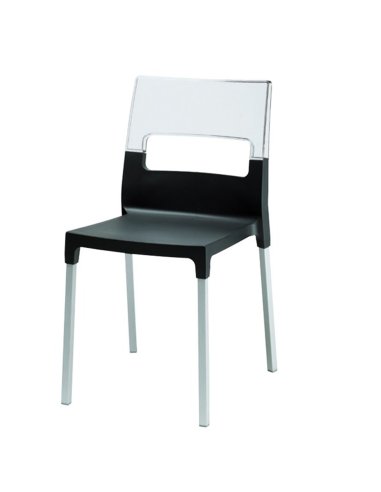 Silla de terraza SBDIVA Negro