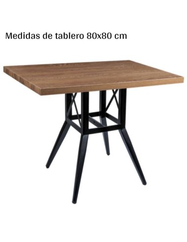 Mesa melamina cuadrada IM8200-80 