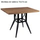 Mesa melamina cuadrada IM8200-70 