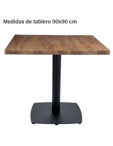 Mesa melamina pie cuadrado IM9322-90 
