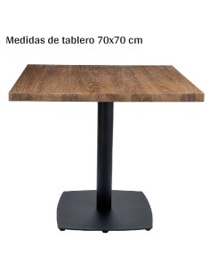 Mesa melamina pie cuadrado IM9322-70 