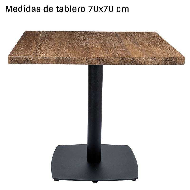 Mesa melamina pie cuadrado IM9322-70 