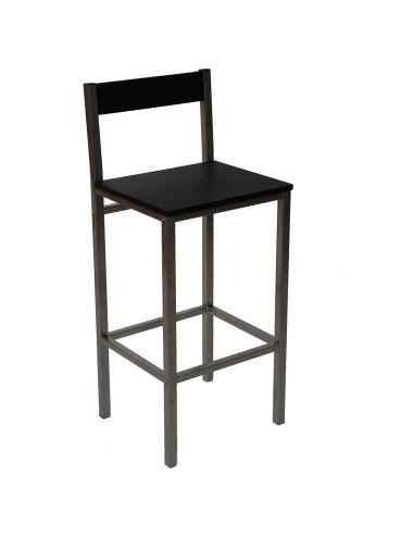 Taburetes altos bar HO171224 Negro