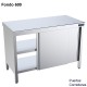 Mesa inox Fondo 600 Pasante DIFCPP6200 