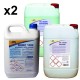 Detergente + Suavizante + Oxigeno KIT Garrafas 2x20Kg