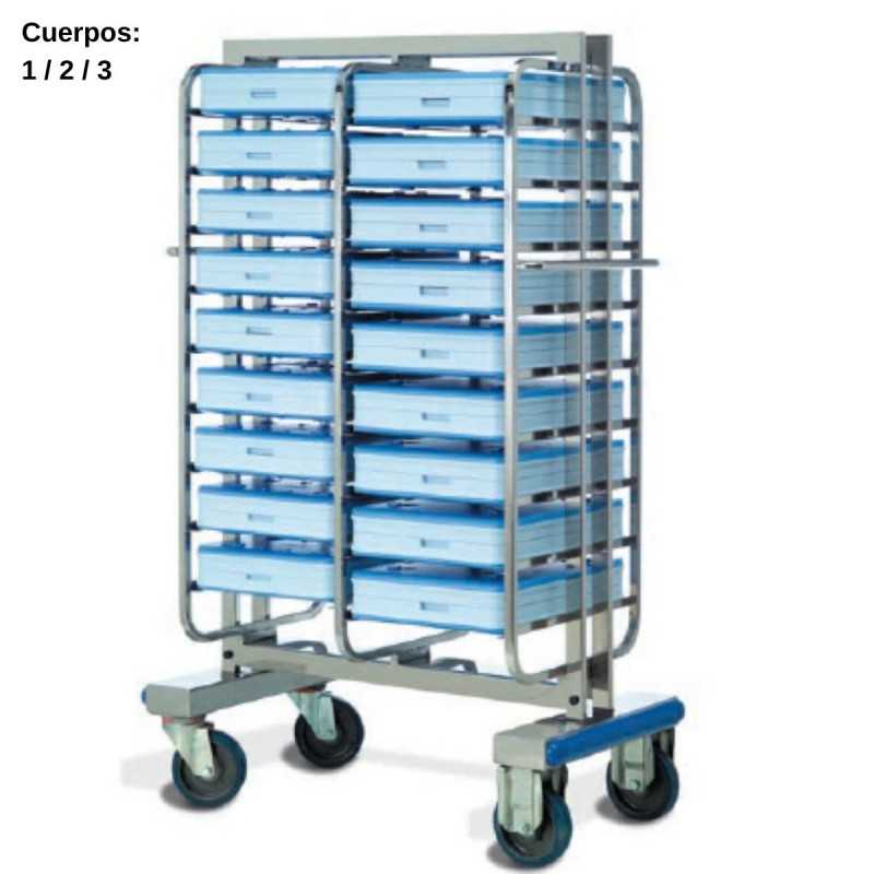 Carro inox encastrable Bandejas isotermicas CB007050