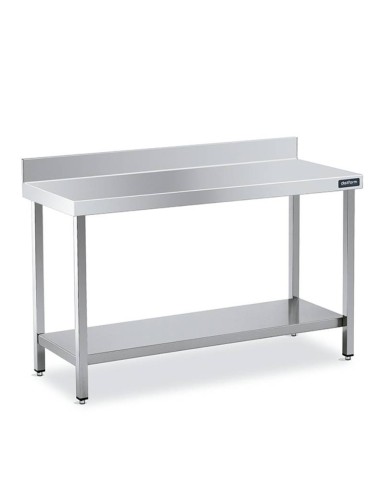 Mesa mural inox 1 estante Fondo 55 DIFM155060