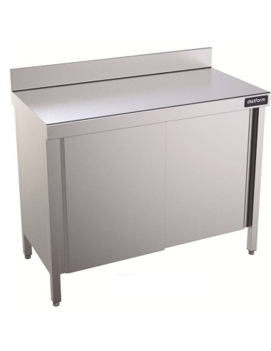 Mesa inox con puertas Correderas Mural 500 DIFMP50200