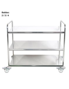 Carro de servicio ligero 100x62x92cm CB007