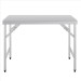 Mesa acero inoxidable plegable fondo 60 Vista Frontal
