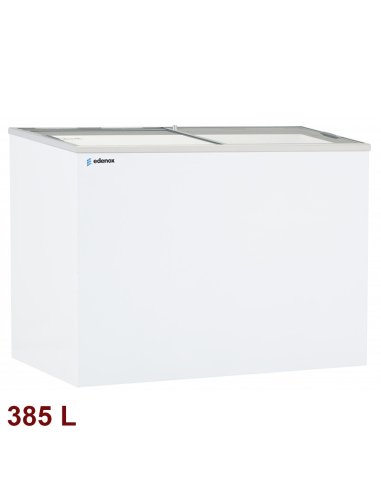 Arcon congelador tapa cristal 385L EDNLFG-385