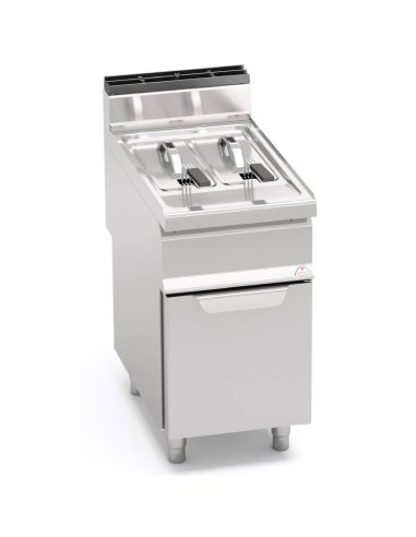 Freidora a gas Doble 7L+7L Mueble RMGL7+7M 