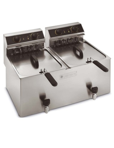 Freidora electrica ELFRAMO ST77 -7.5+7.5 litros 