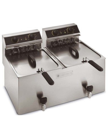 Freidora electrica CLST12+12 -11.5+11.5 litros 