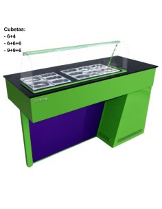 Vitrina de toppings Fondo 600 IFGALAXIA