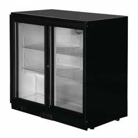 Neveras doble puerta cristal 208L NIGL003