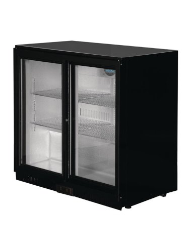 Neveras doble puerta cristal 208L NIGL003