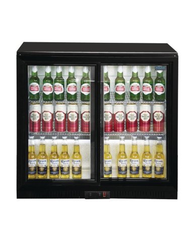 Neveras doble puerta cristal 208L NIGL003 Llena