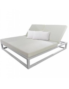 Cama balinesa exterior Marrón AGZANZÍBAR