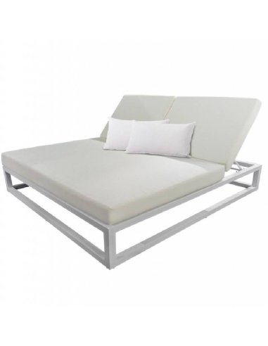 Cama balinesa exterior Marrón AGZANZÍBAR