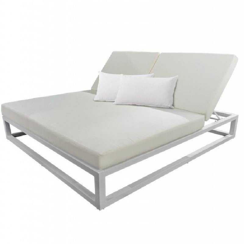 Cama balinesa exterior Marrón AGZANZÍBAR