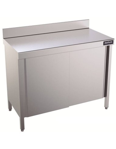Mesa inox mural puerta Batible 800x700mm DIFMP70080 
