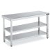Mesa inox Doble Estante Fondo 90 DIFC290060